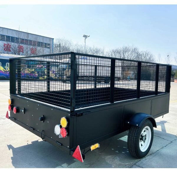 10x5 Single Axle Cage Trailer – Black Finish, 4000kg Rated - Image 3