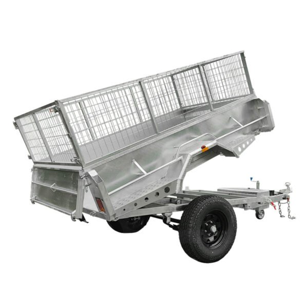 Single Axle Hydraulic Dump Fence Trailer - Image 2