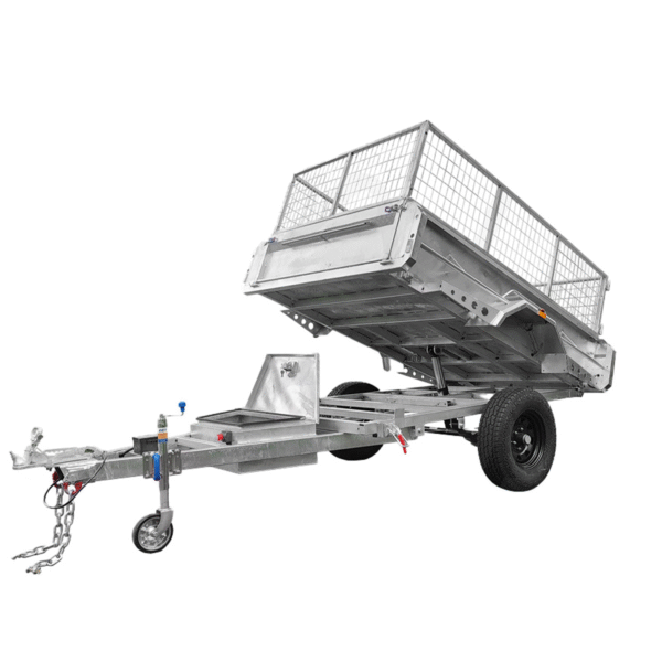 Single Axle Hydraulic Dump Fence Trailer