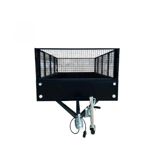 10x5 Single Axle Cage Trailer – Black Finish, 4000kg Rated