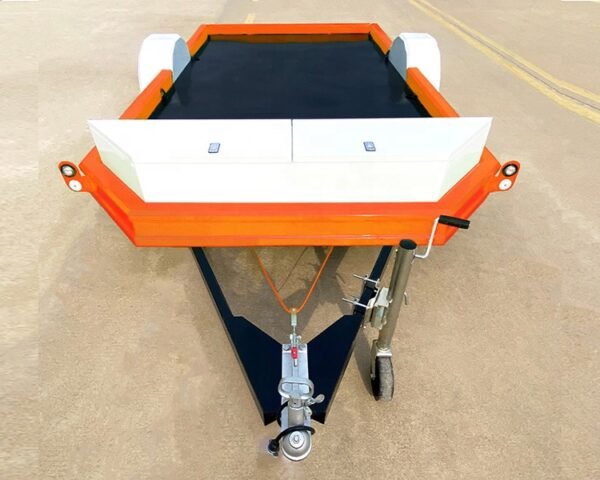 Single axle flatbed trailer - Image 5