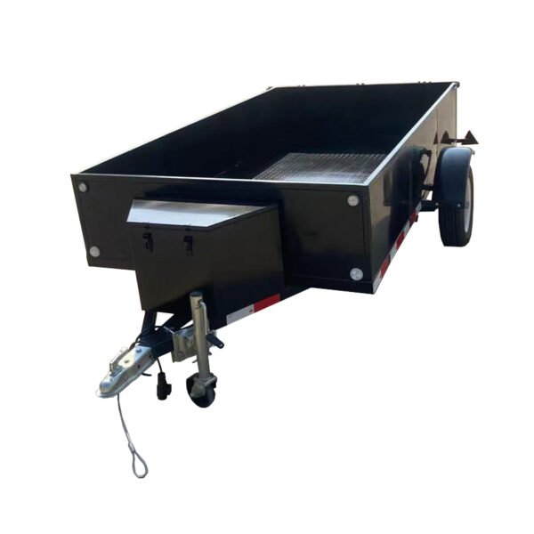 750kg Tandem Trailer – Fully Welded, Step-Up Sides, Checker Plate Finish - Image 4