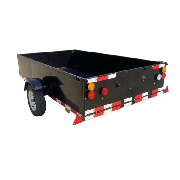 750kg Tandem Trailer – Fully Welded, Step-Up Sides, Checker Plate Finish - Image 5
