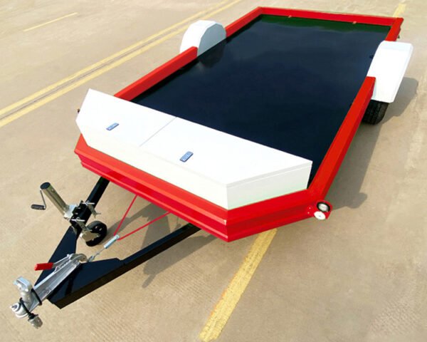 Single axle flatbed trailer - Image 7